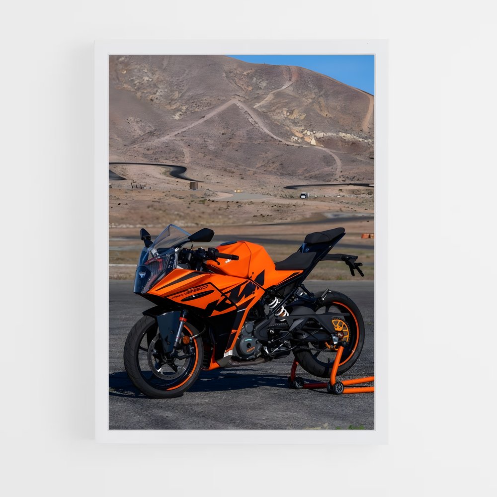 Poster Chevalier des Montagnes – affiche KTM Moto (vue 3)